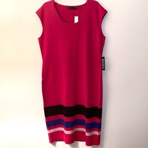 NY&Co Cap Sleeve Sweater Dress, SZ XL, Summer Berry